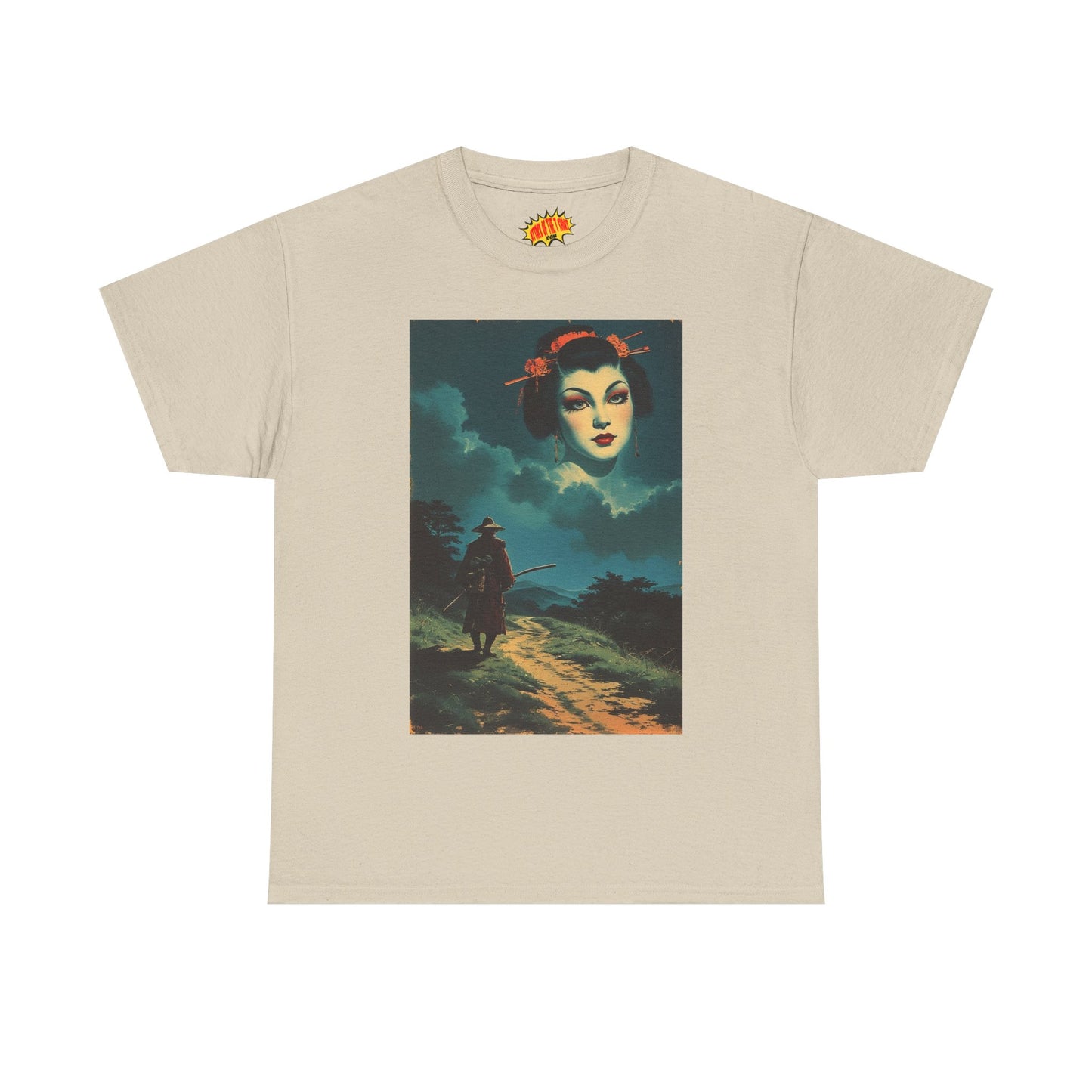 Walking Samurai w/Cloud Woman T-Shirt *Multiple Colors*