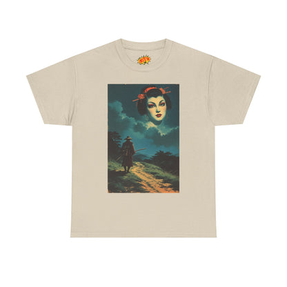 Walking Samurai w/Cloud Woman T-Shirt