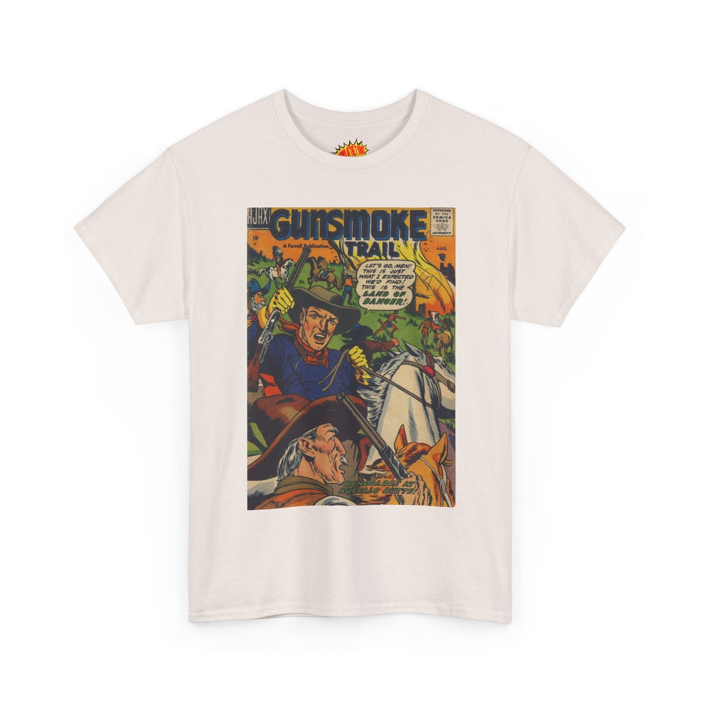 Gunsmoke Trail August Comic Tee Shirt *Multiple Colors*