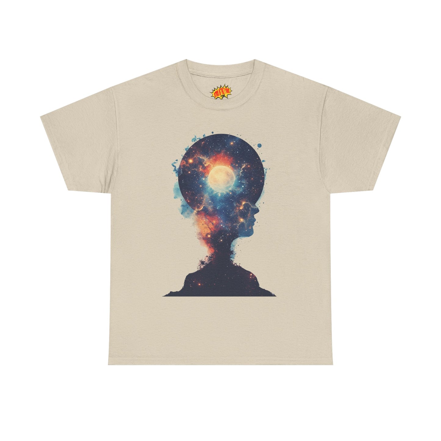 Abstract Galaxy Nebula Art w/Face Graphic Tee Shirt *Multiple Colors*
