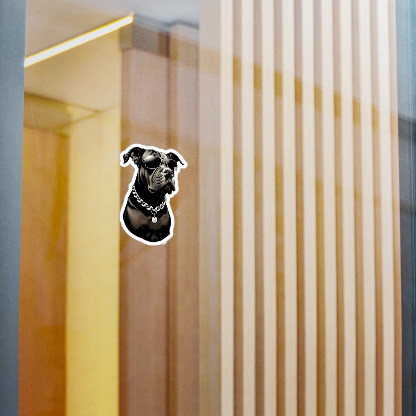 Dog with Sunglasses Durable Vinyl Decal Sticker