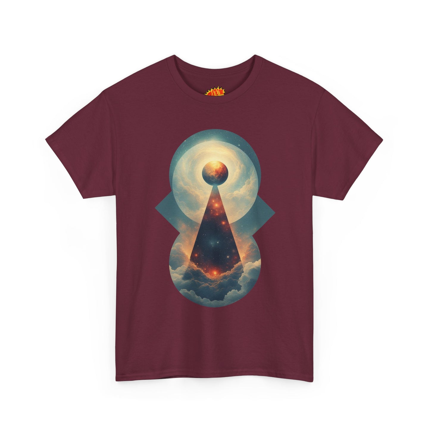 Geometric Galaxy Graphic Space Art Tee Shirt *Multiple Colors*