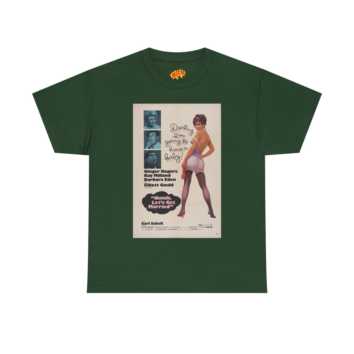 Quick, Let's Get Married Movie Poster T-Shirt *Multiple Colors*