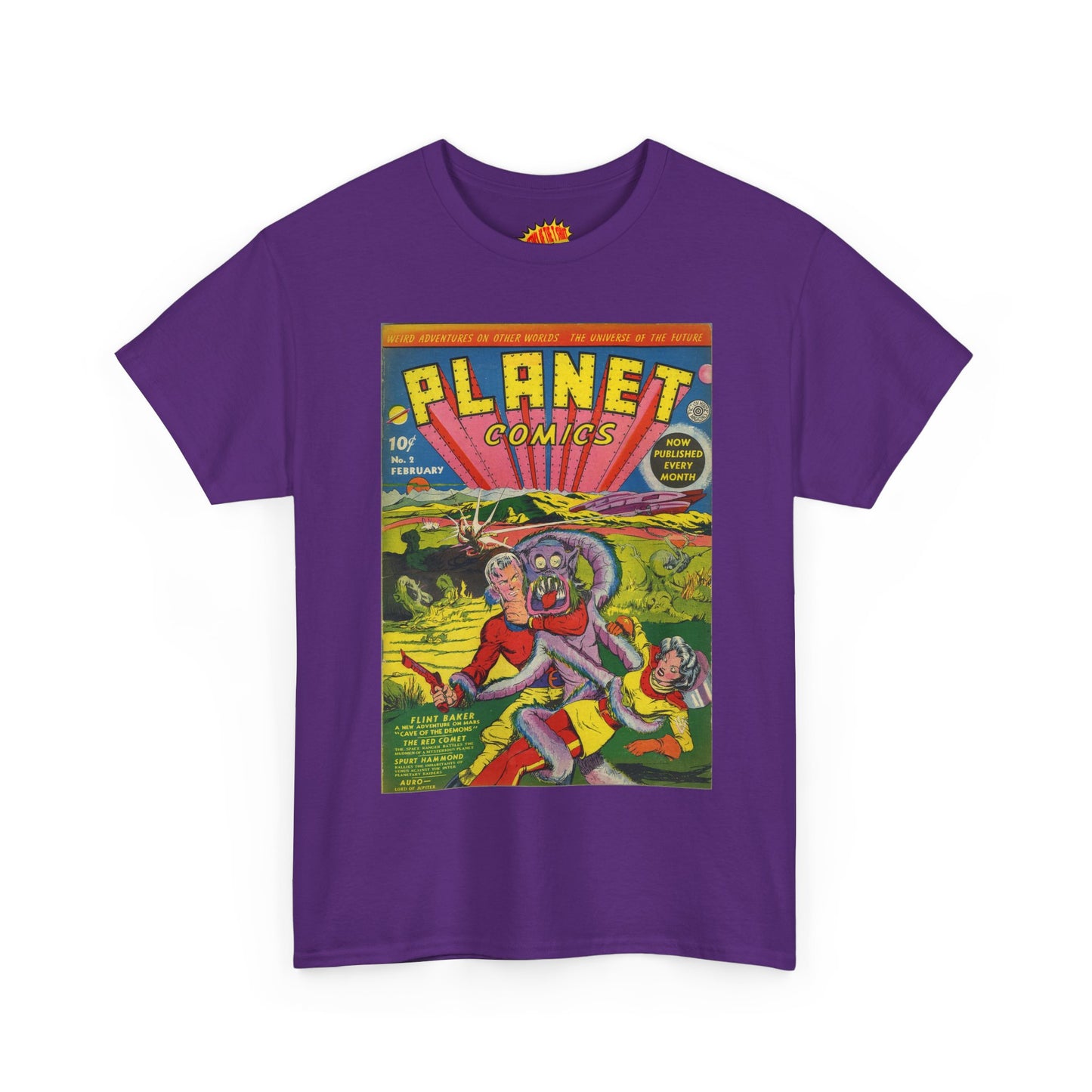 Planet Comics #2 - Heavy Cotton Tee *Dark Colors*