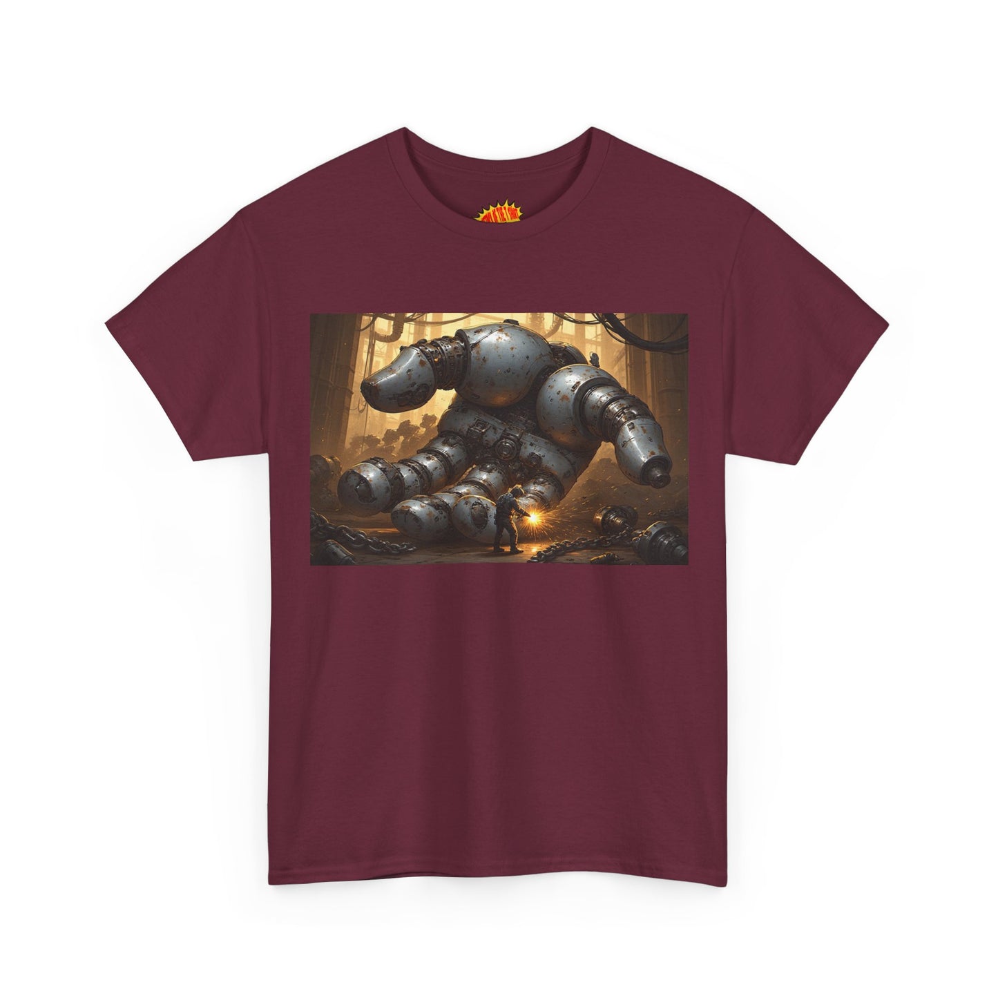 Anime Factory Welder w/Mech Hand T-Shirt *Multiple Colors*