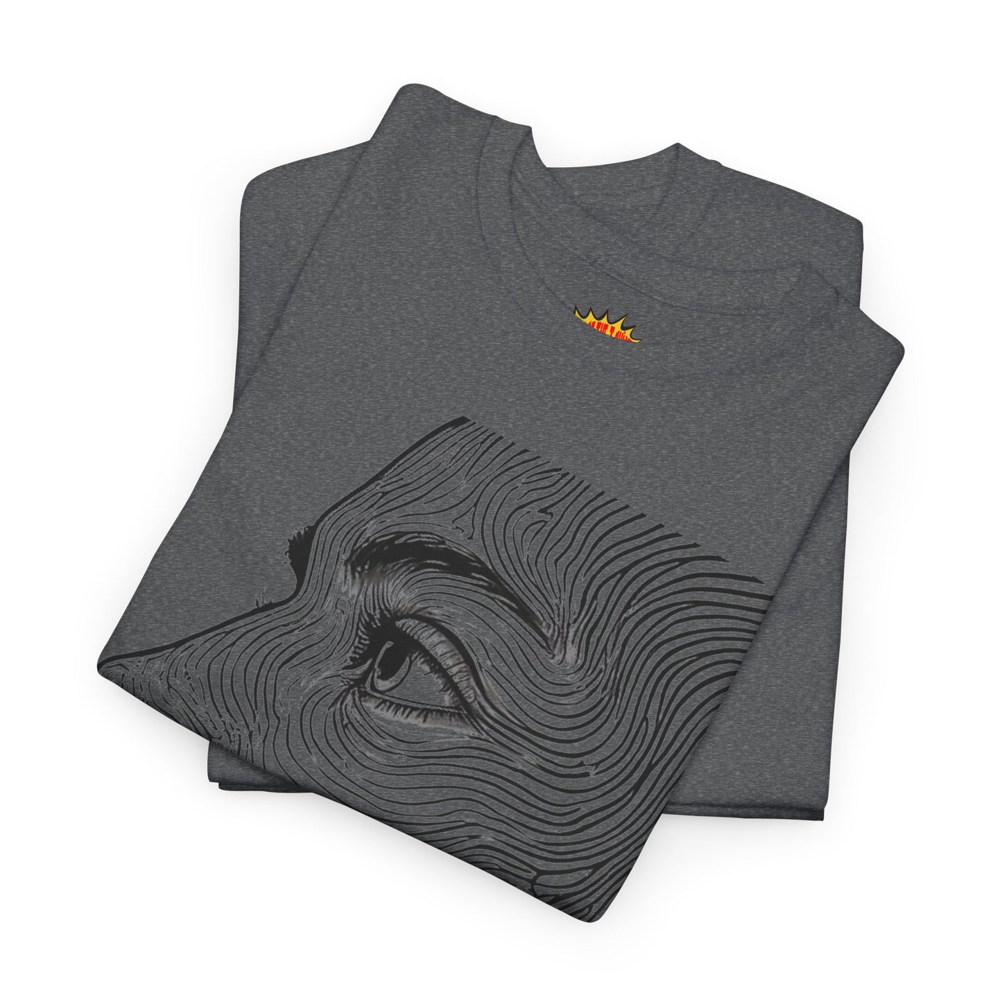 Human Face Profile Line Drawing Graphic Art Tee Shirt *Multiple Colors*