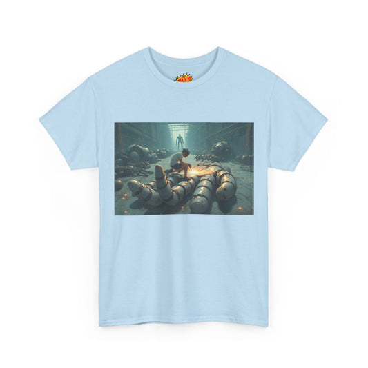 Anime Mech Robot Workshop Welding Scene T-Shirt *Multiple Colors*
