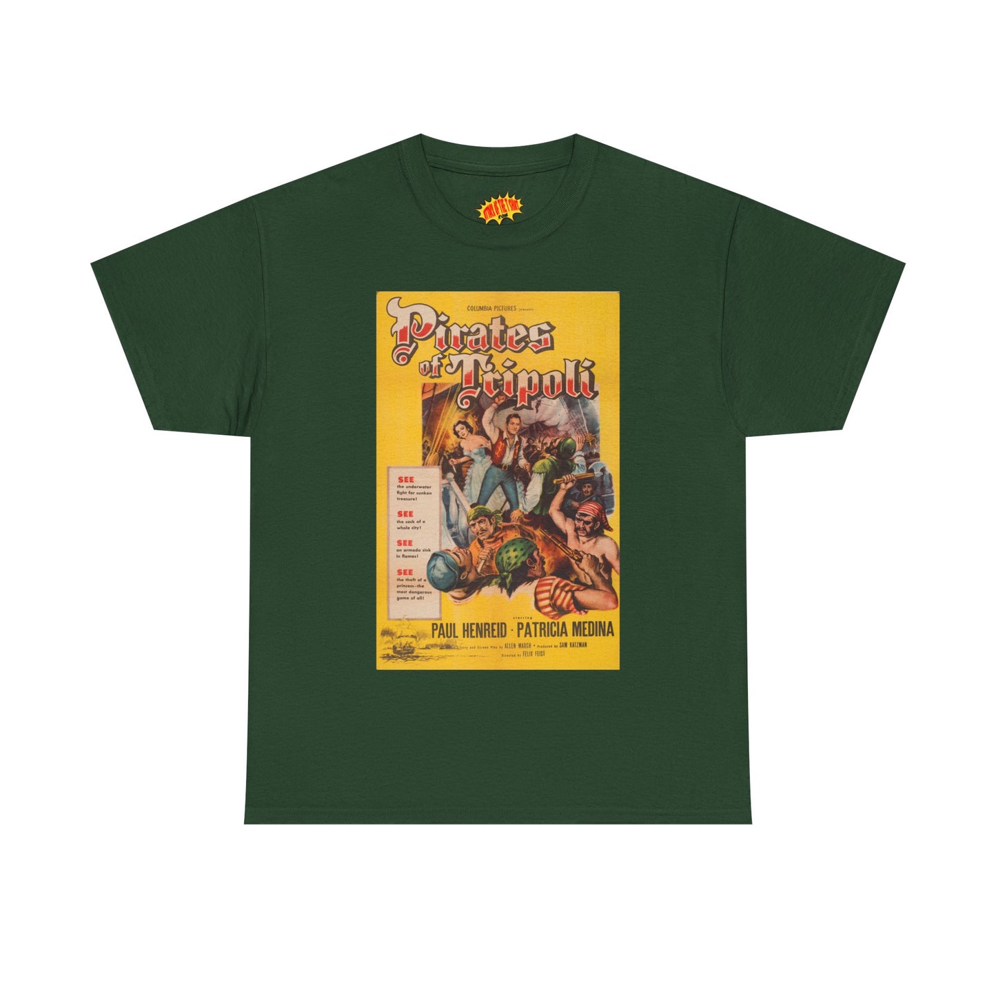 Pirates of Tripoli Movie Poster T-Shirt *Multiple Colors*