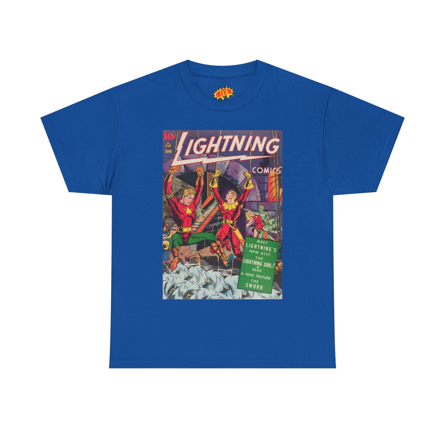 Lightning Comics June Comic Tee Shirt *Multiple Colors*