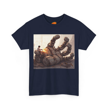 Anime Welder w/Giant Robot Hand T-Shirt