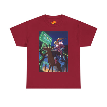 Anime Girl Deer Rider T-Shirt