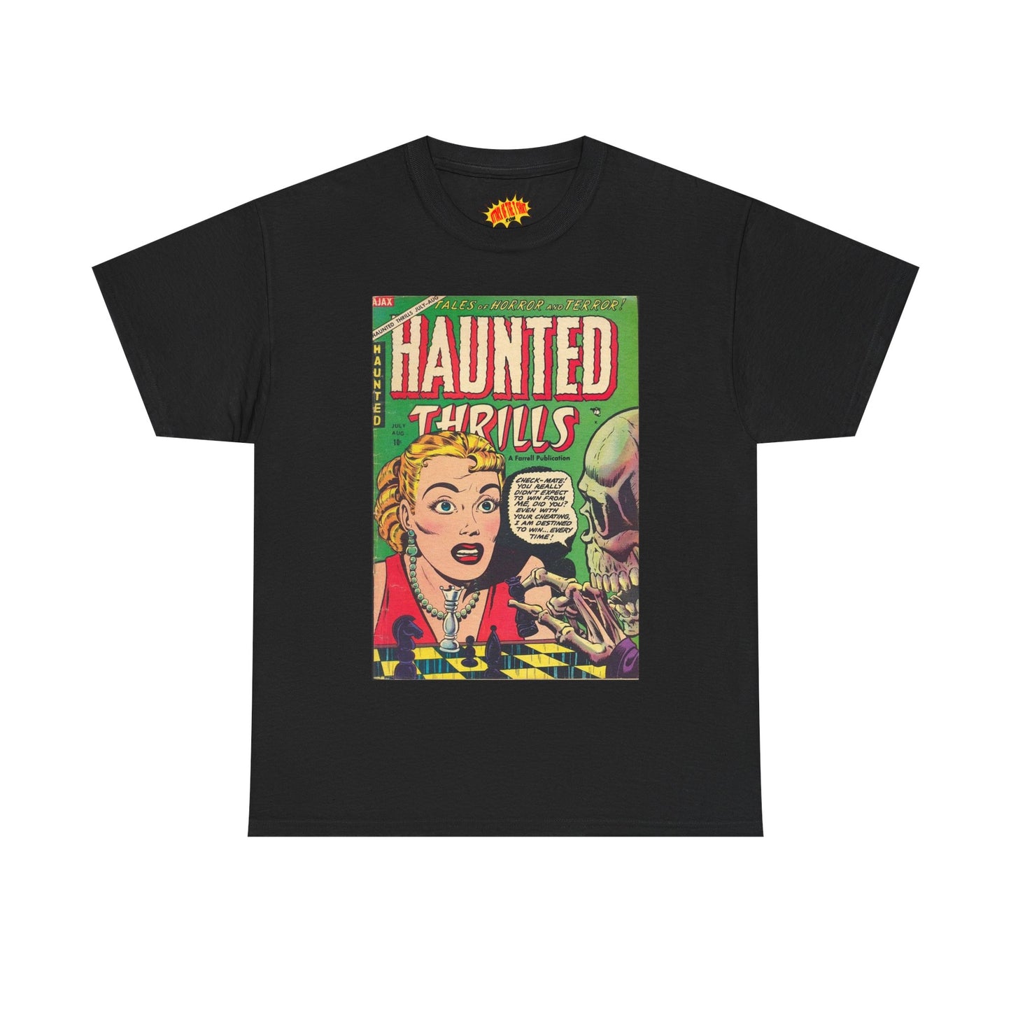 Haunted Thrills July - August Comic Tee Shirt *Multiple Colors*