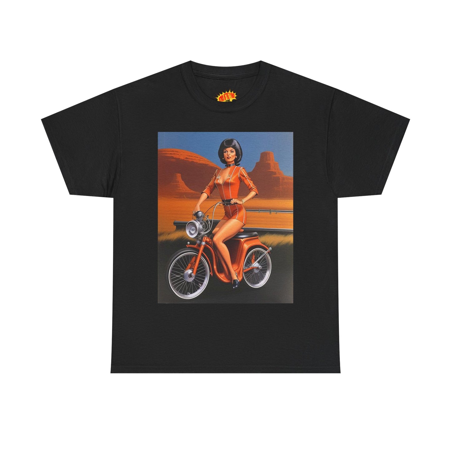 Retro Scooter Lady T-Shirt *Multiple Colors*
