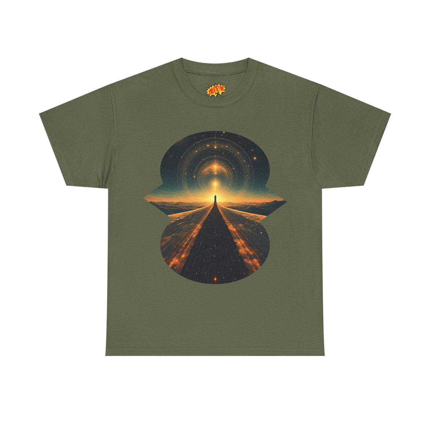 Cosmic Path Space Graphic Art Tee Shirt *Multiple Colors*