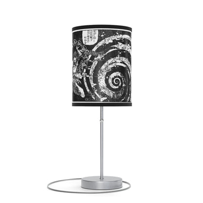 Destruction by Hokusai Japanese Woodcut Lamp