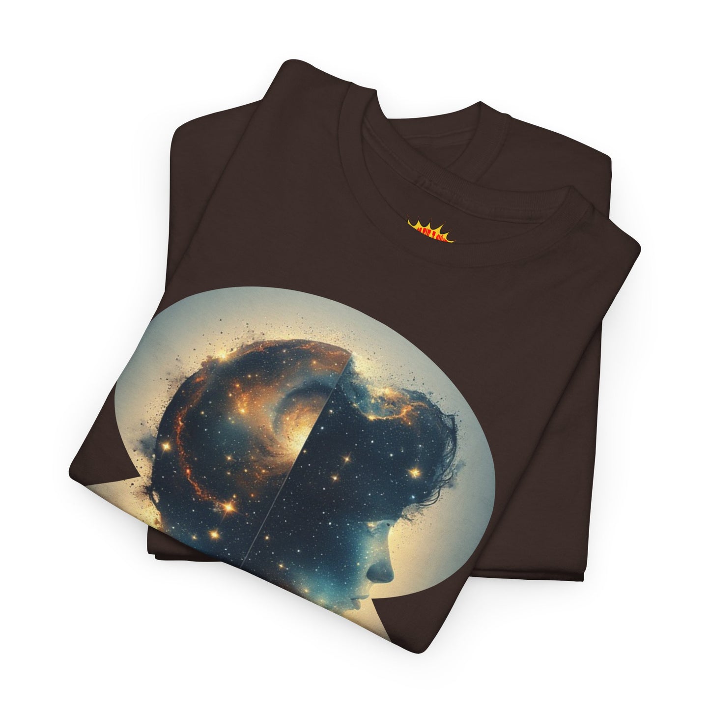 Cosmic Silhouette Galaxy Graphic Art Tee Shirt *Multiple Colors*