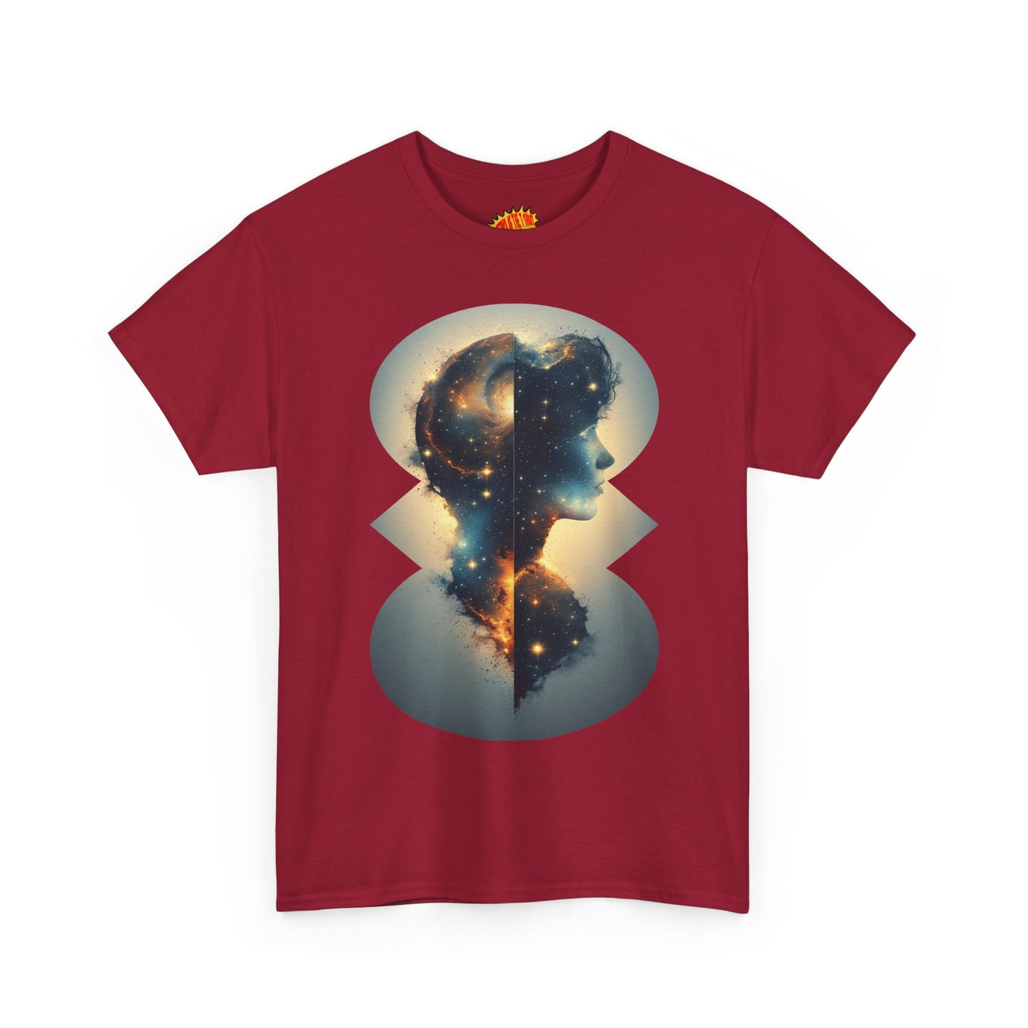 Cosmic Silhouette Galaxy Graphic Art Tee Shirt *Multiple Colors*