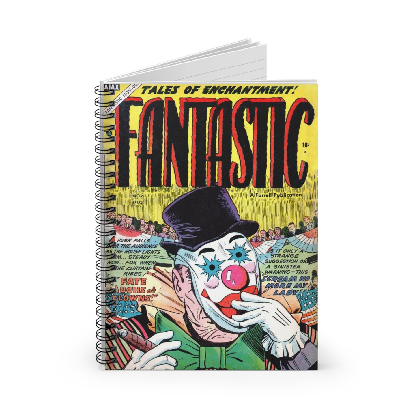 Fantastic November - December Comic Spiral Notebook