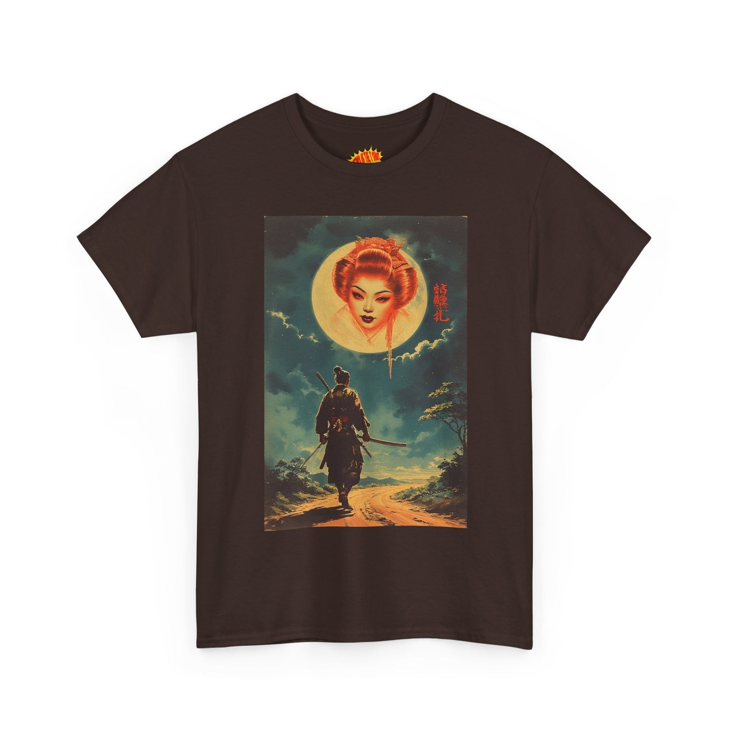 Walking Samurai w/Blood Moon Woman T-Shirt *Multiple Colors*