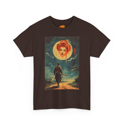 Walking Samurai w/Blood Moon Woman T-Shirt
