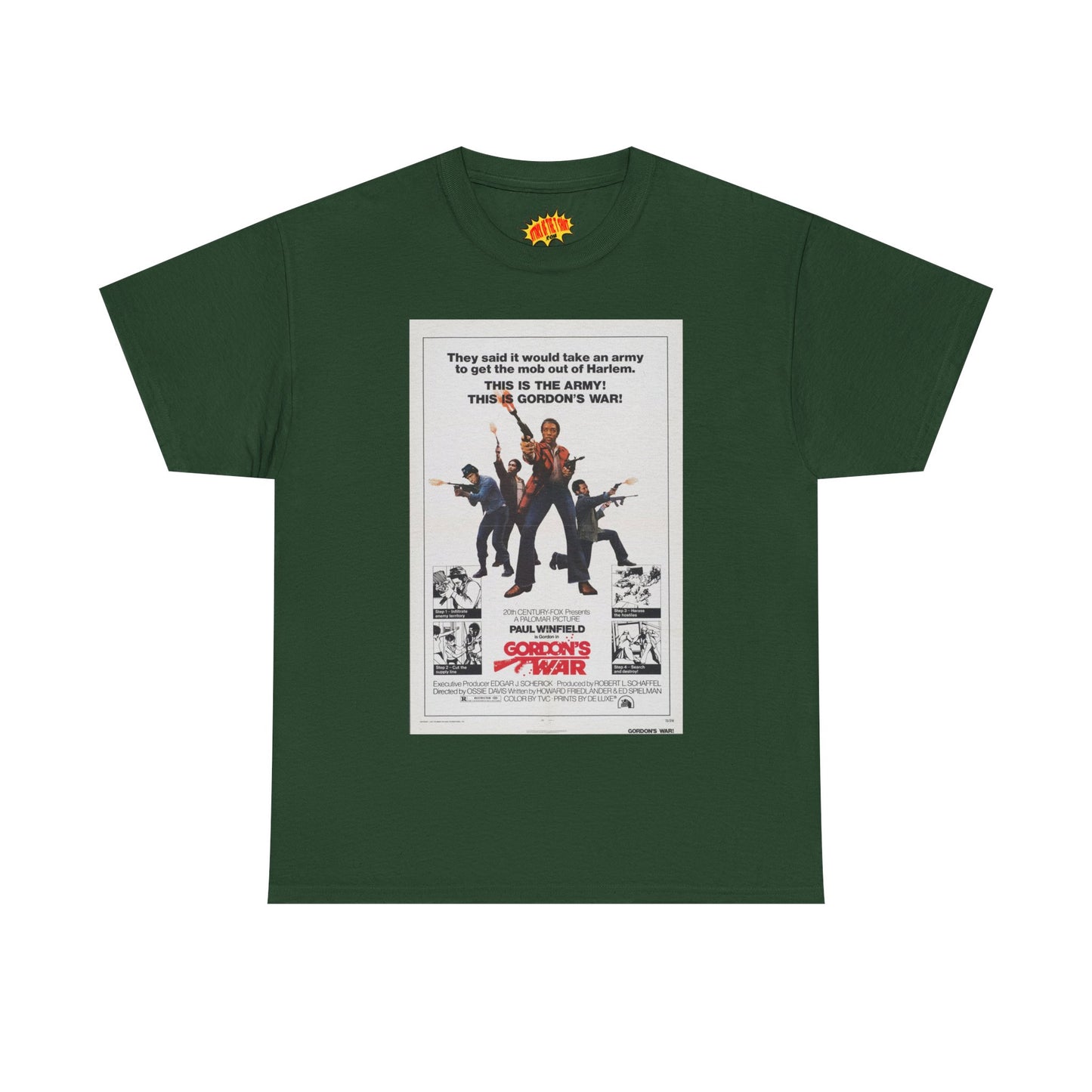 Gordon's War Movie Poster T-Shirt *Multiple Colors*