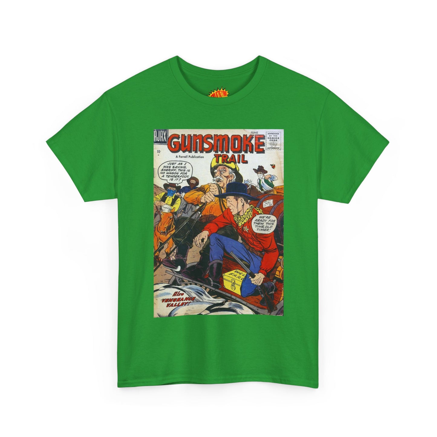 Gunsmoke Trail June Comic Tee Shirt *Multiple Colors*