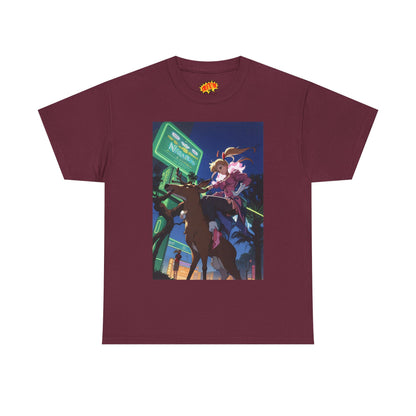 Anime Girl Deer Rider T-Shirt