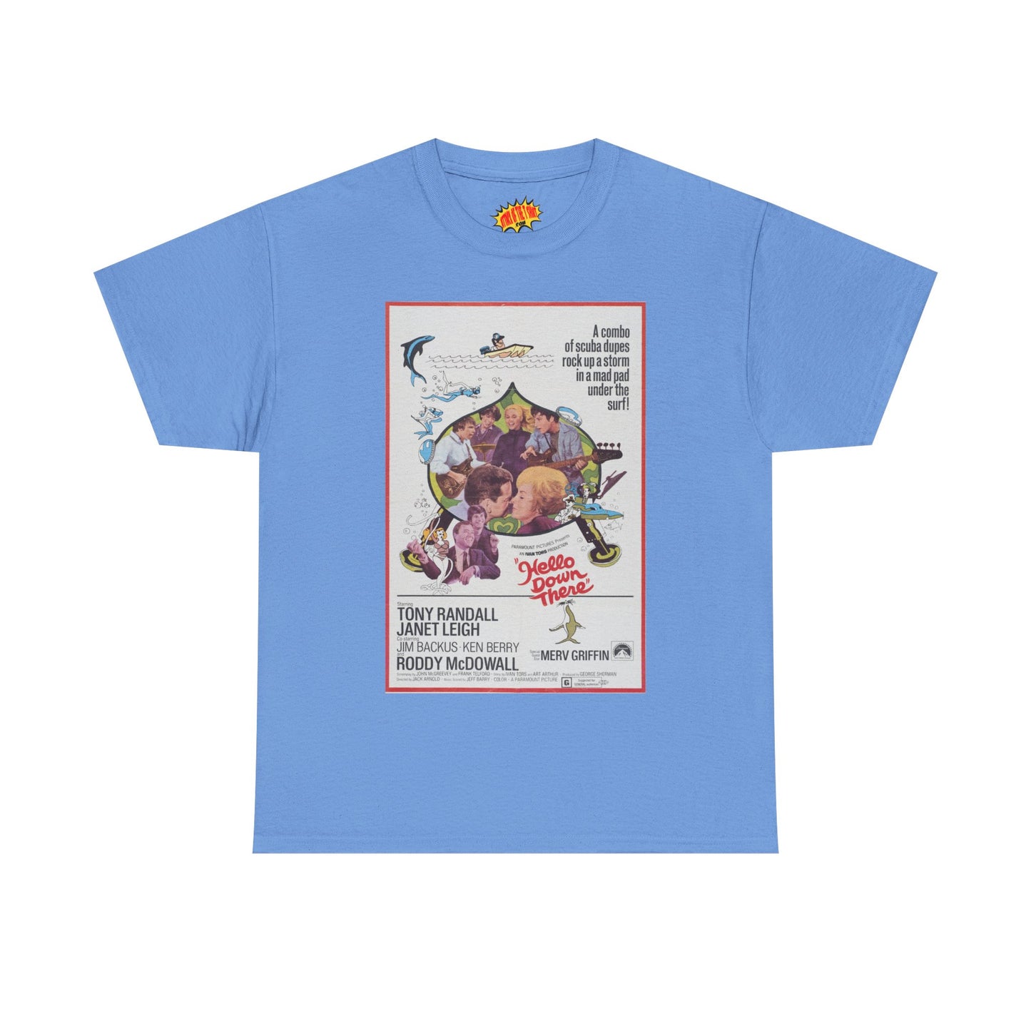 Hello Down There Movie Poster T-Shirt *Multiple Colors*