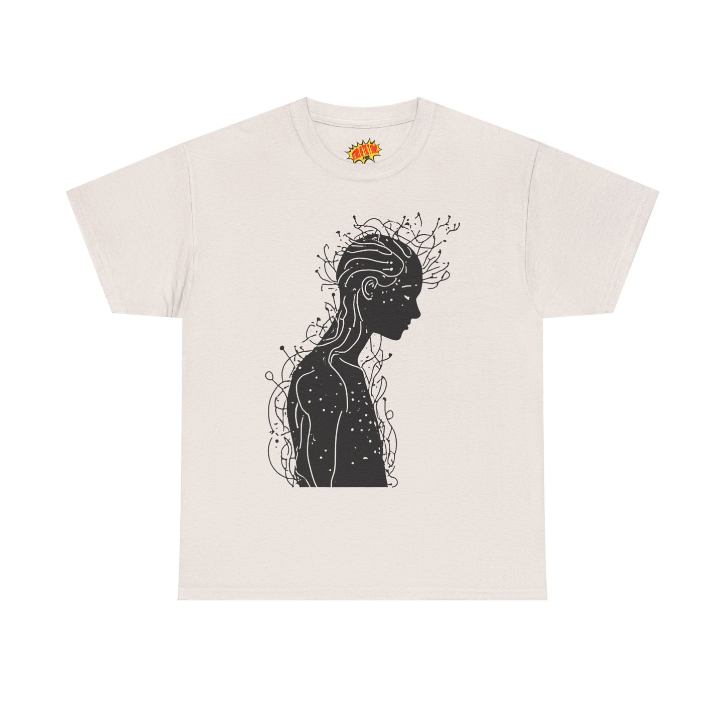 Human Silhouette Line Drawing Graphic Art Tee Shirt *Multiple Colors*
