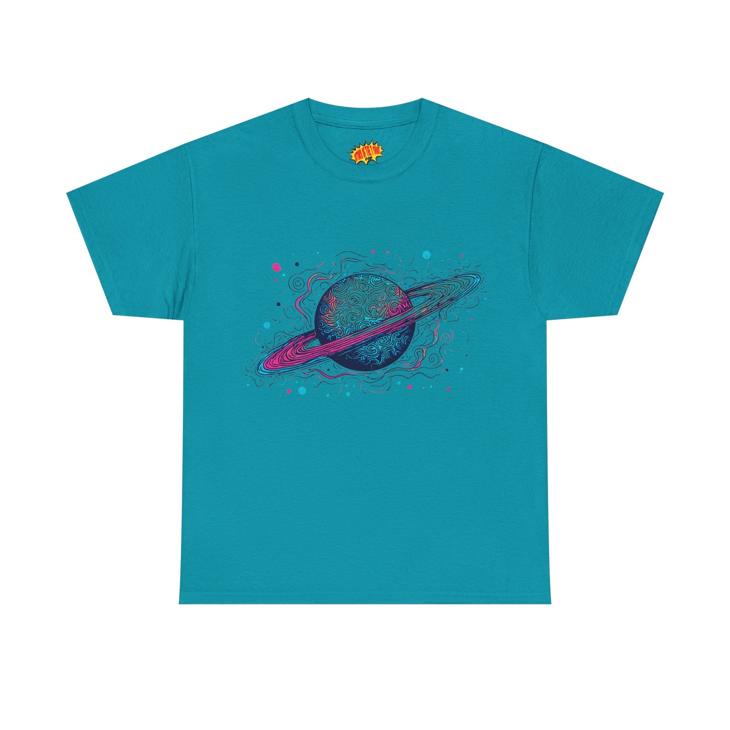 Ringed Planet Space Art Graphic Tee Shirt *Multiple Colors*