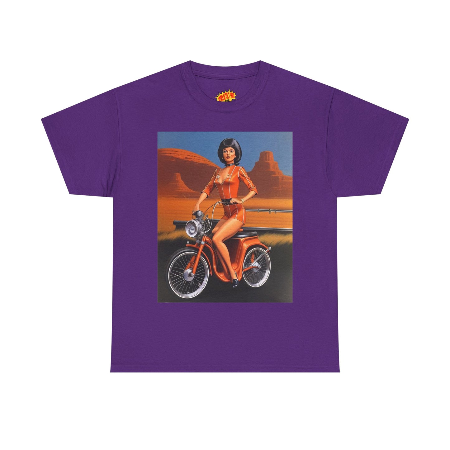 Retro Scooter Lady T-Shirt *Multiple Colors*