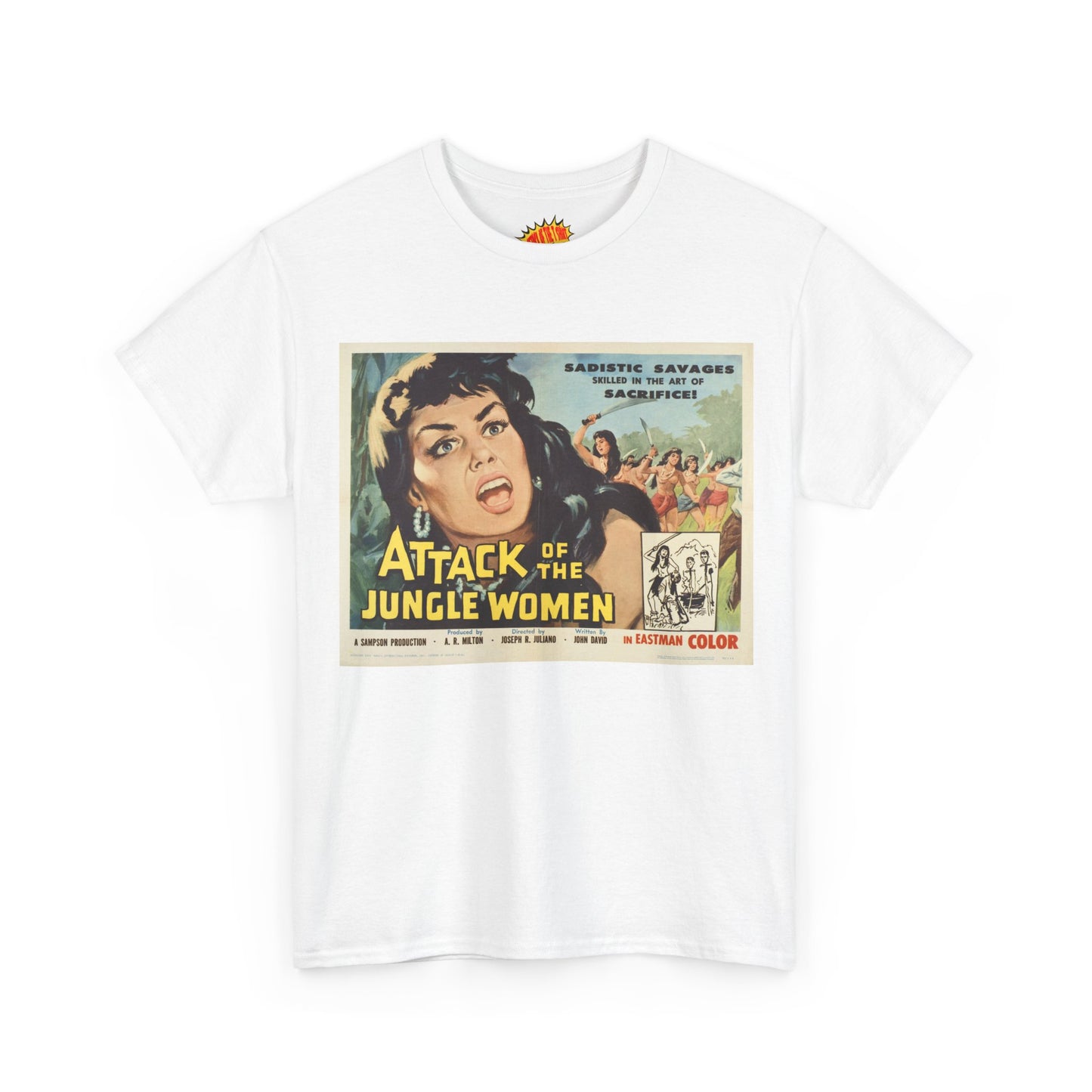 Attack of the Jungle Women Movie Poster T-Shirt *Multiple Colors*