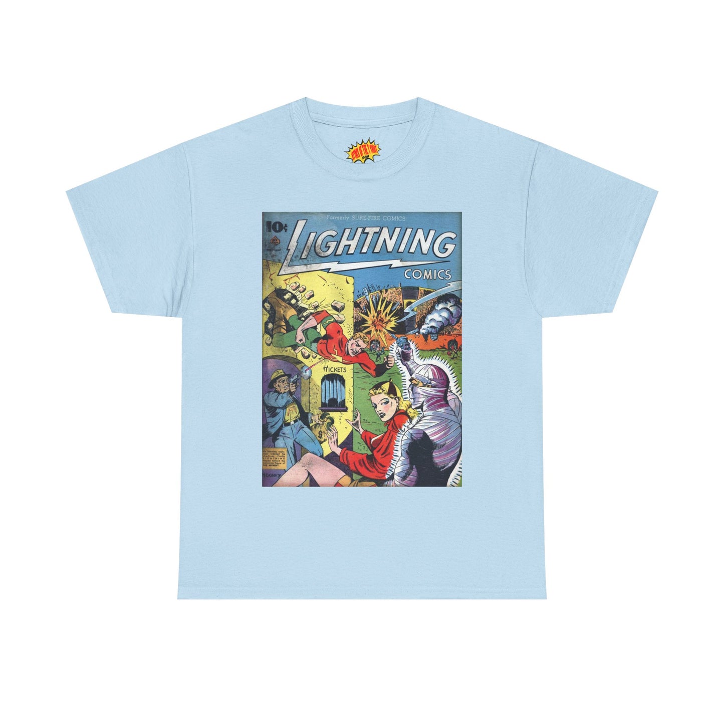 Lightning Comics February Comic Tee Shirt *Multiple Colors*
