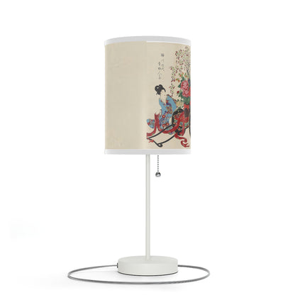 Flower Cart by Chikanobu Japanese Lamp Many Colors Available