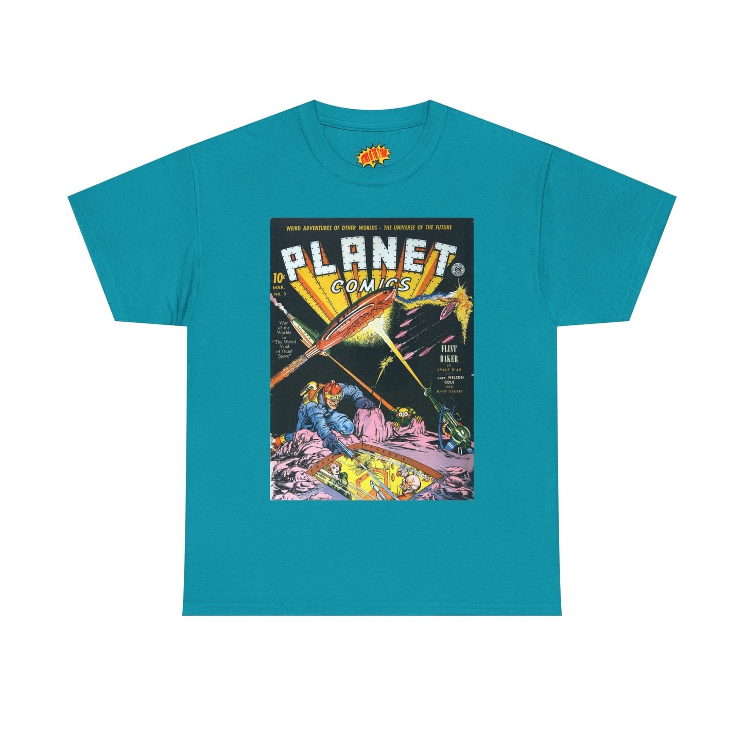 Planet Comics #3 - Heavy Cotton Tee *Light Colors*