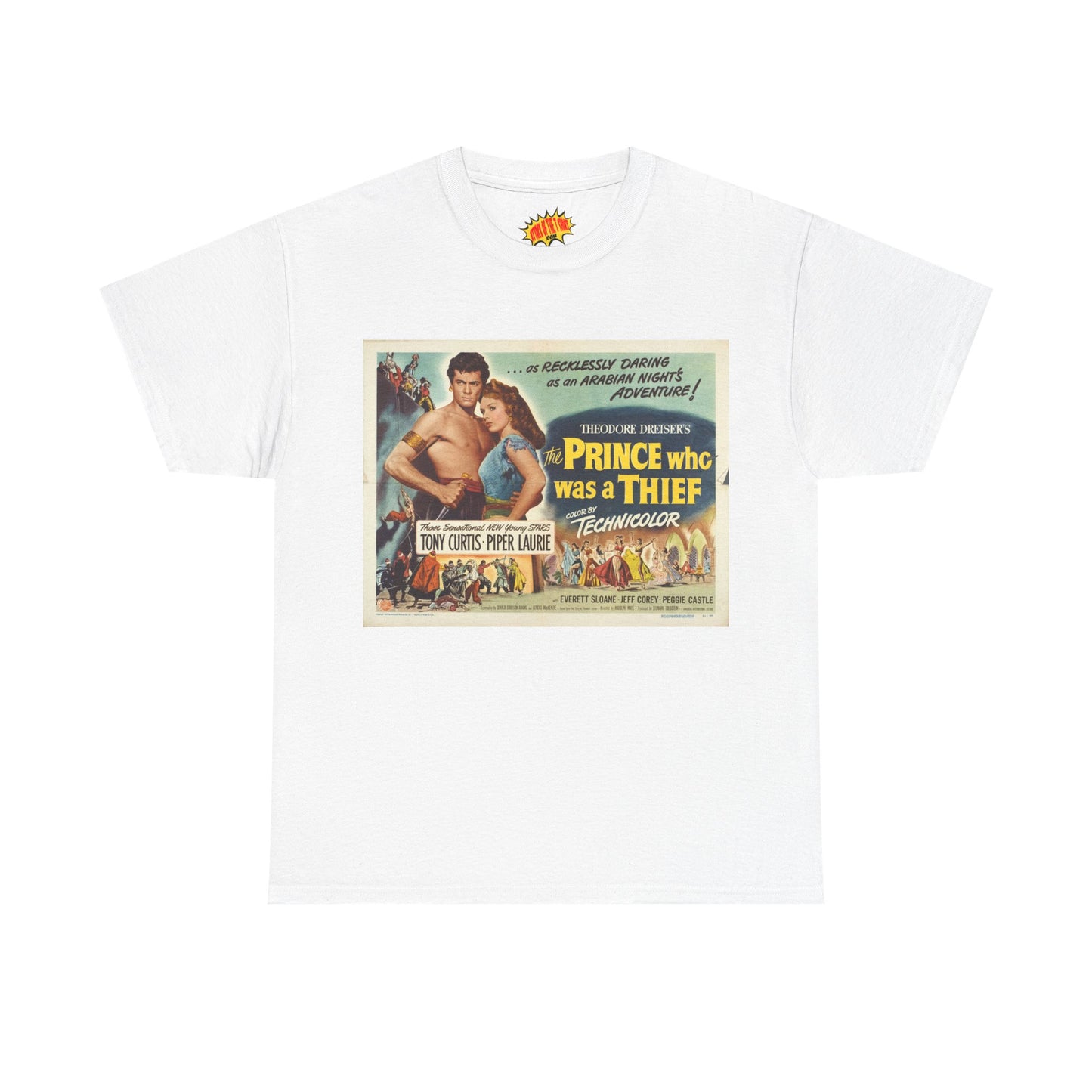The Prince Who was a Thief Movie Poster T-Shirt *Multiple Colors*