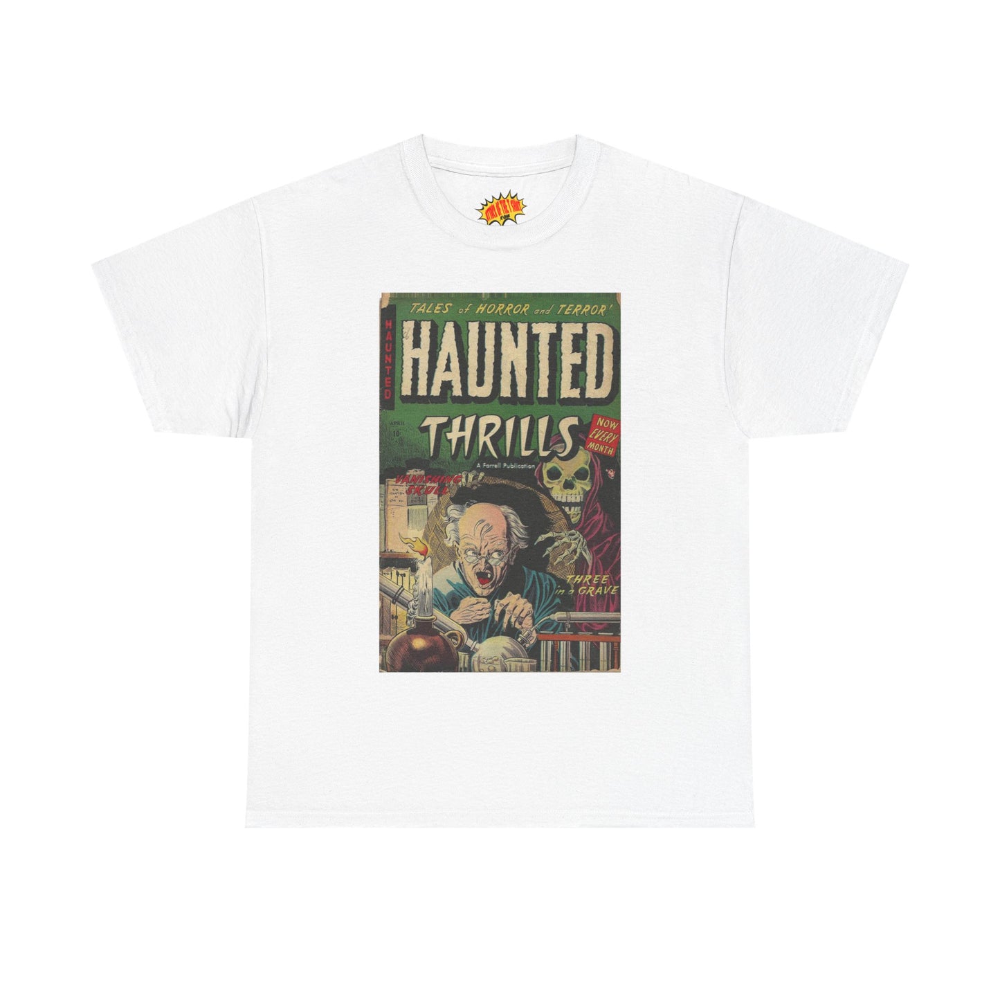 Haunted Thrills April Comic Tee Shirt *Multiple Colors*