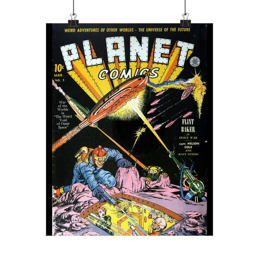 Planet Comics #3 Matte Vertical Posters