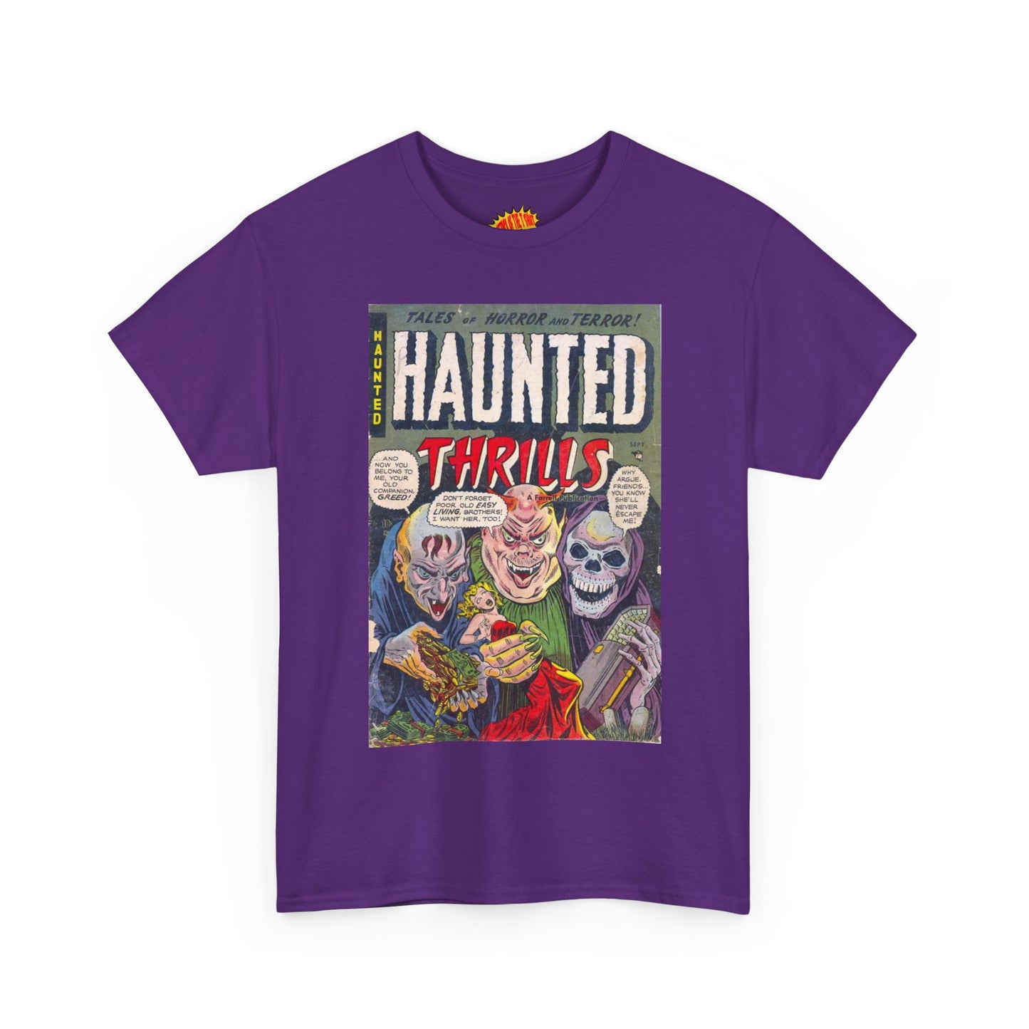 Haunted Thrills September Comic Tee Shirt *Multiple Colors*