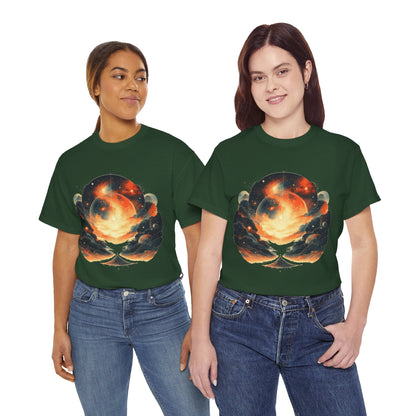 Moonscape w/Clouds Graphic Tee Shirt