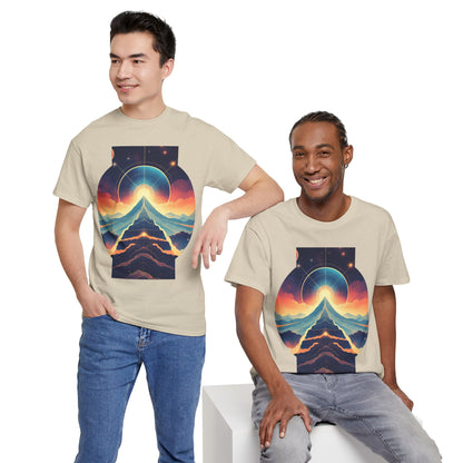 Cosmic Stairway Galaxy Graphic Art Tee Shirt