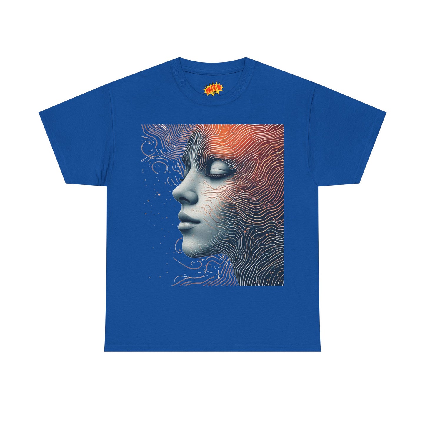 Graphic Art Face Tee Shirt *Multiple Colors*
