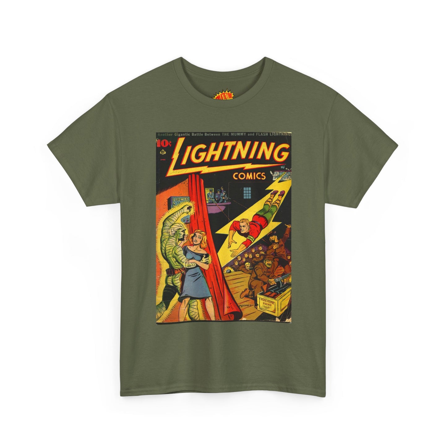 Lightning Comics April Comic Tee Shirt *Multiple Colors*