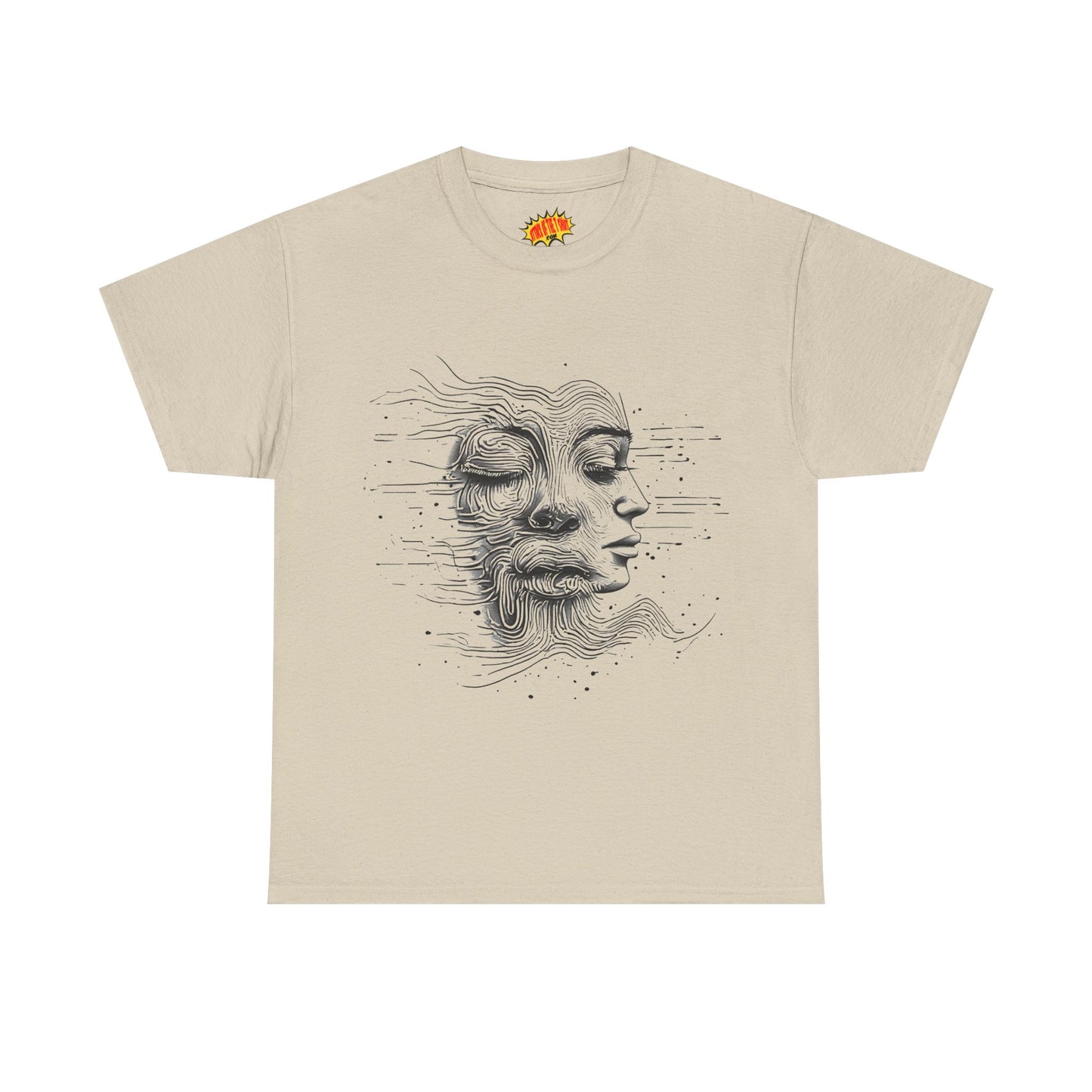Line Drawing Graphic Art Faces Tee Shirt *Multiple Colors*