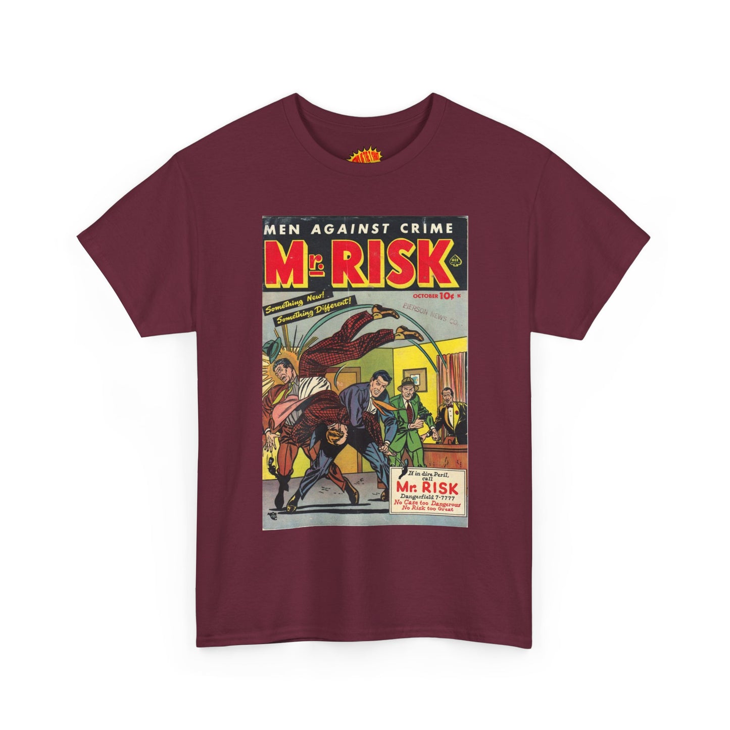 Mr. Risk October Comic Tee Shirt *Multiple Colors*