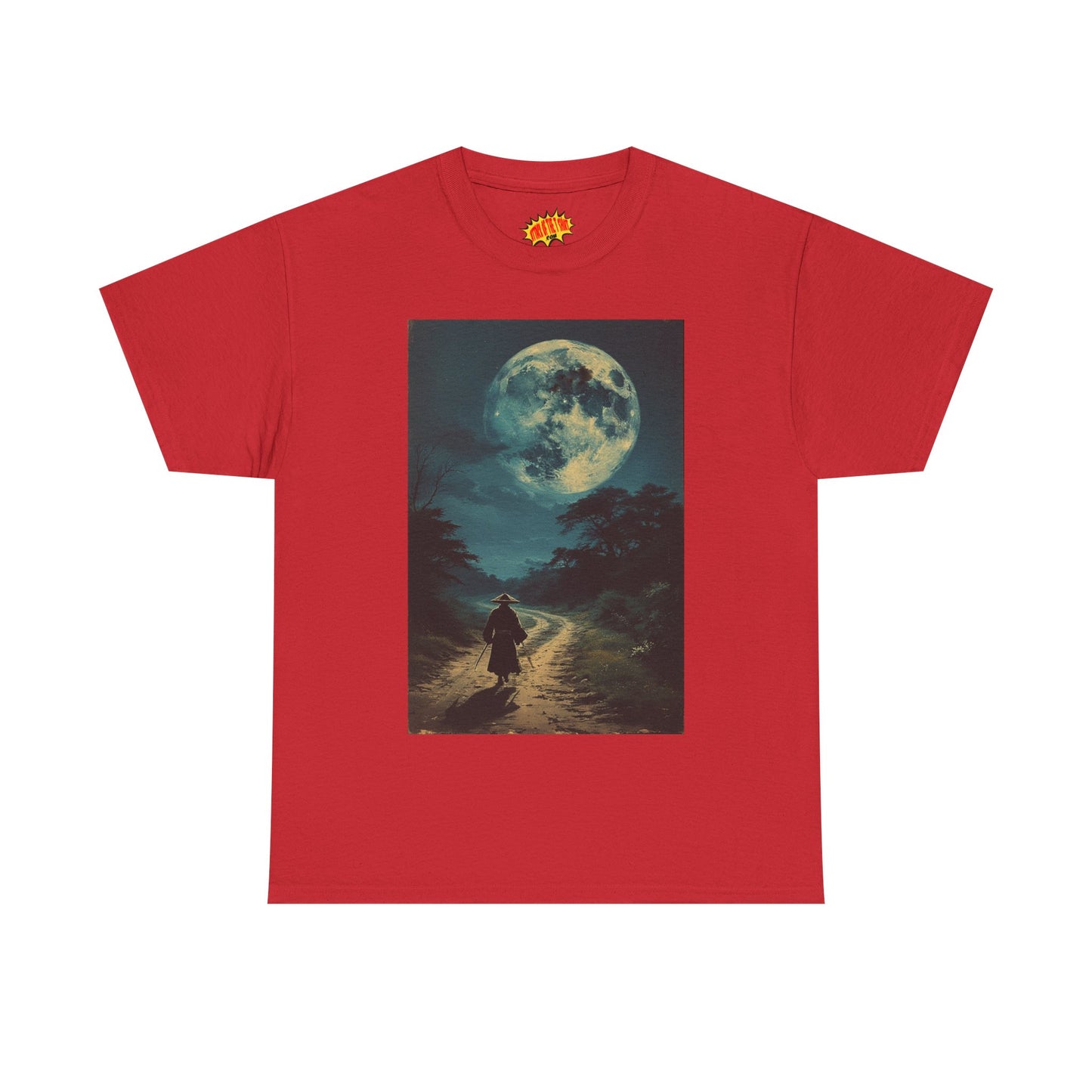 Walking Samurai w/Full Moon T-Shirt *Multiple Colors*