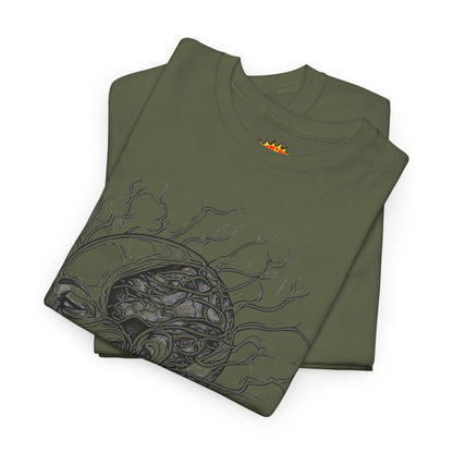 Anatomy Line Drawing Face Graphic Art Tee Shirt