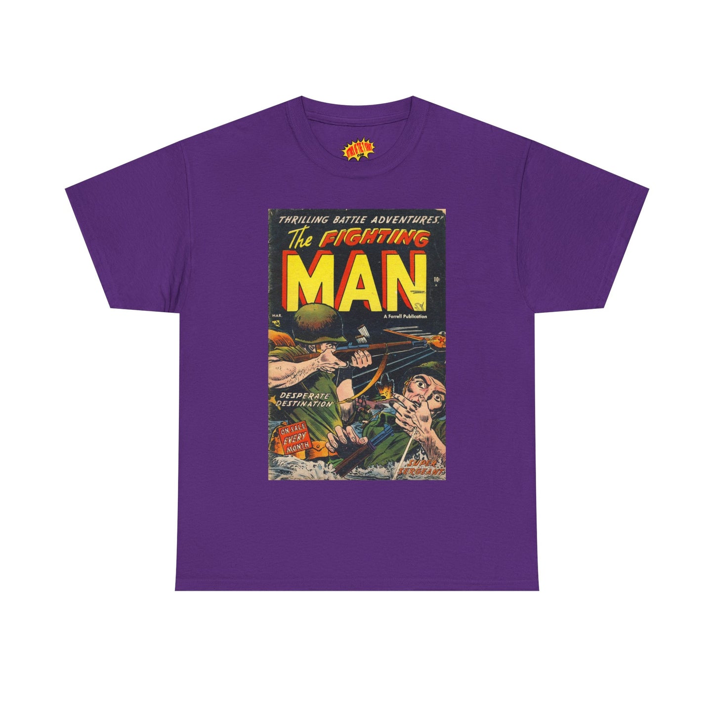 The Fighting Man March Comic Tee Shirt *Multiple Colors*