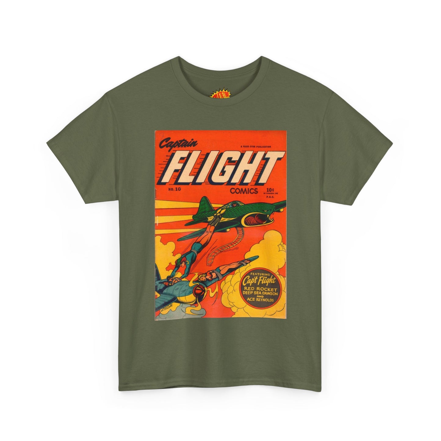 Captain Flight No. 10 Comic Tee Shirt *Multiple Colors*