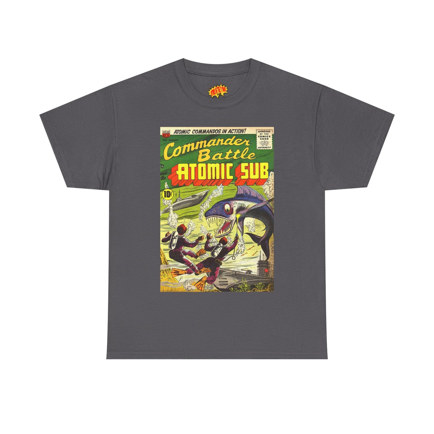 Commander Battle Atomic Sub Comic No. 5 Tee Shirt *Multiple Colors*